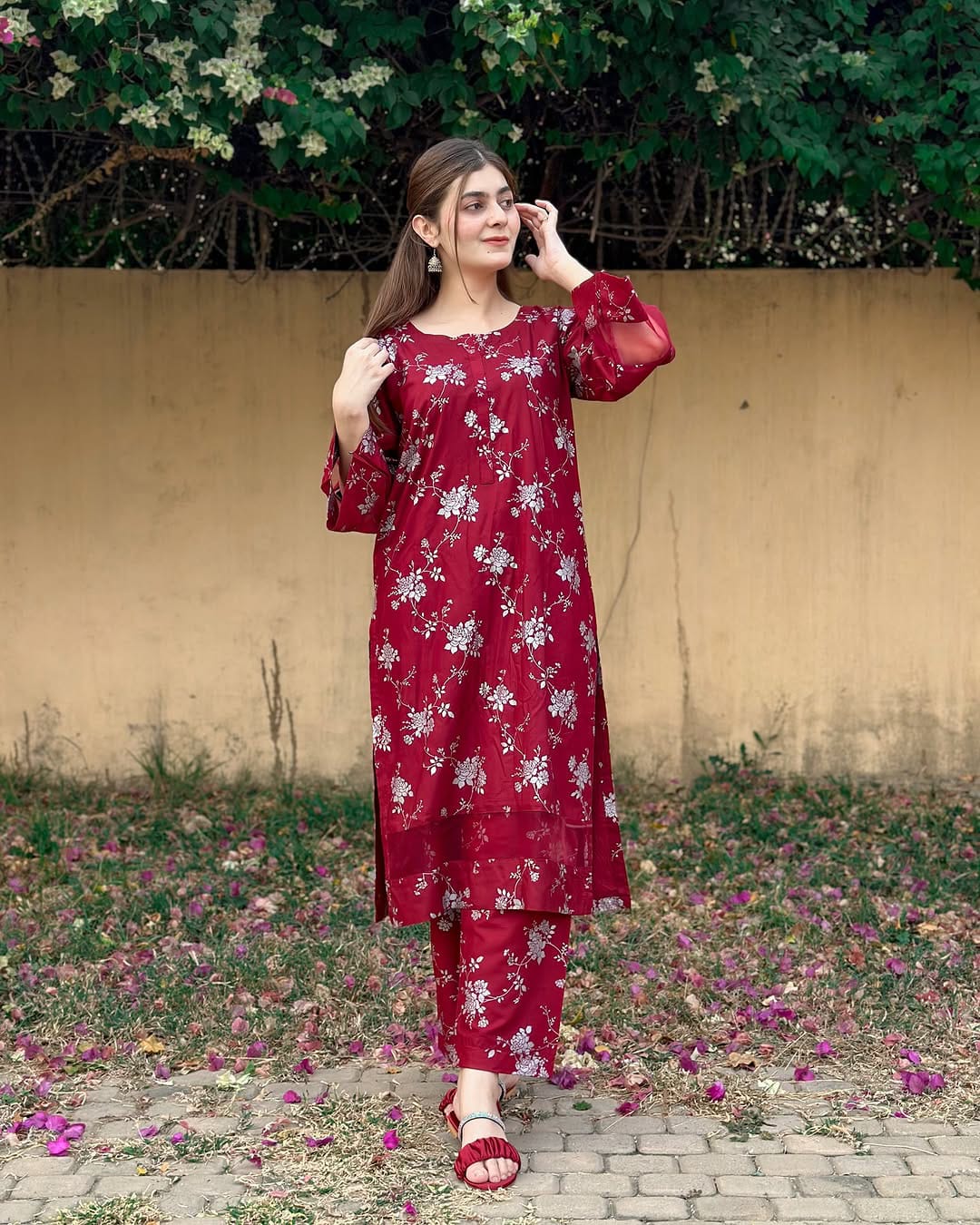 BLOSSOM PRINTED LONG LENGHT