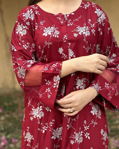 BLOSSOM PRINTED LONG LENGHT