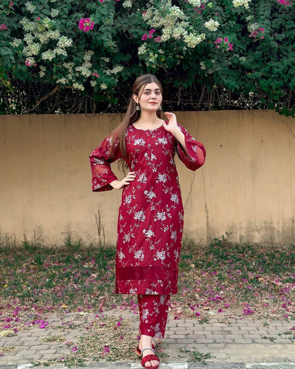 BLOSSOM PRINTED LONG LENGHT
