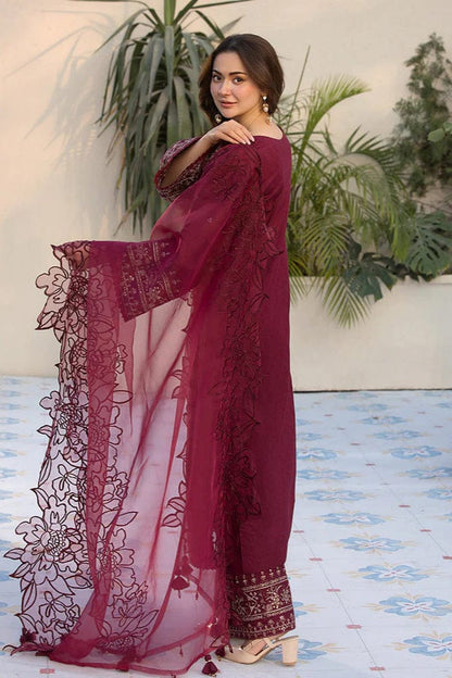 ZAREEN 3PC - EMBROIDERED LAWN DRESS