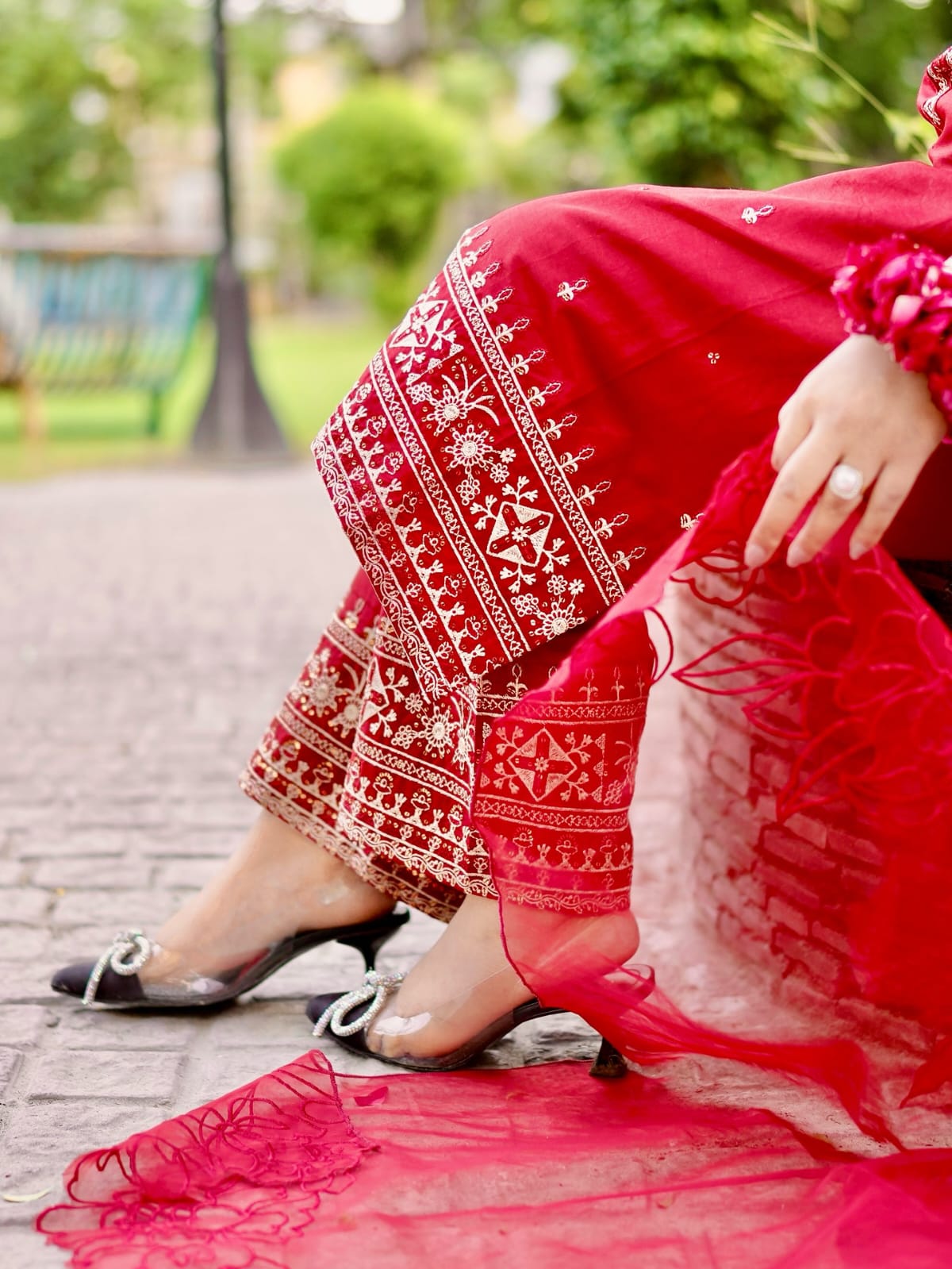 ZAREEN 3PC - EMBROIDERED LAWN DRESS