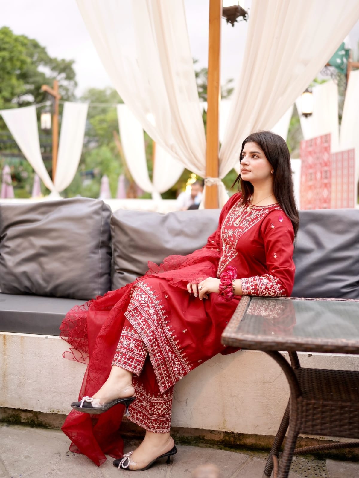 ZAREEN 3PC - EMBROIDERED LAWN DRESS