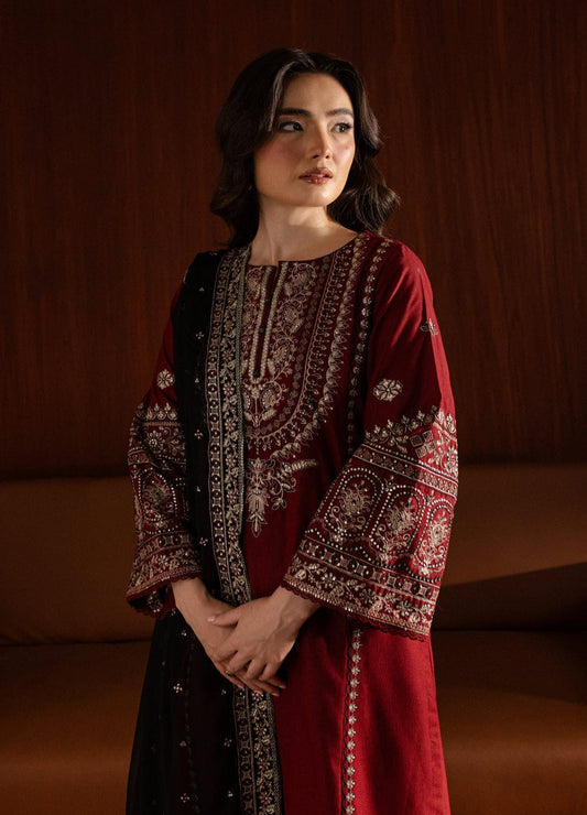 Comfitwears ROYAL PRET 3PC - Embroidered Lawn Dress