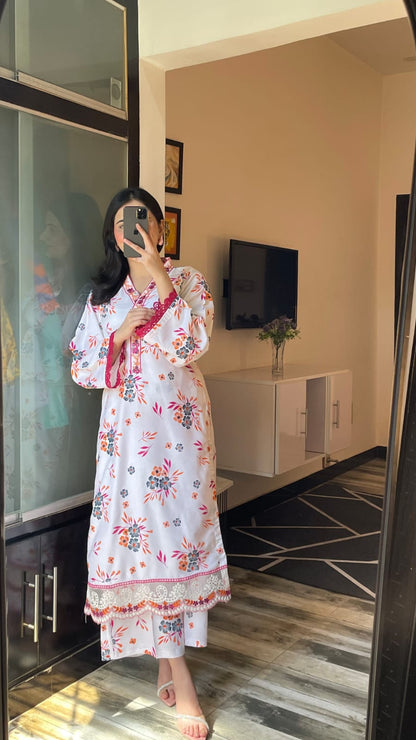 Comfitwears P R E M I U M C O L L E C T I O N  *GULZAR EMBROIDERY 2PC