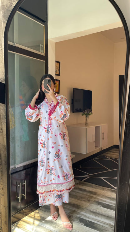 Comfitwears P R E M I U M C O L L E C T I O N  *GULZAR EMBROIDERY 2PC