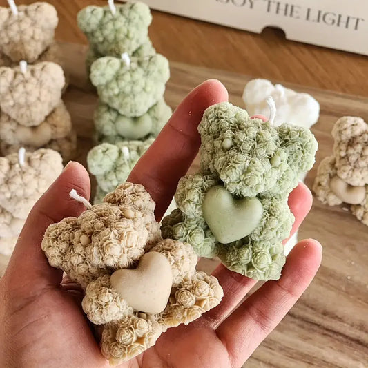 Teddy Bear Shaped Candles
