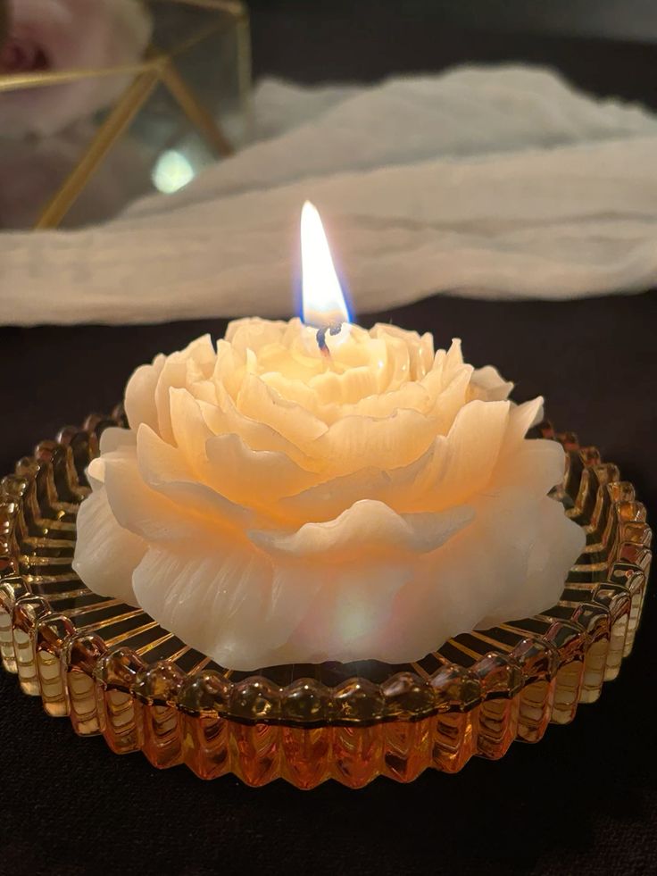 Peony Candle