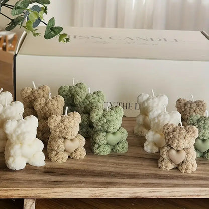 Teddy Bear Shaped Candles