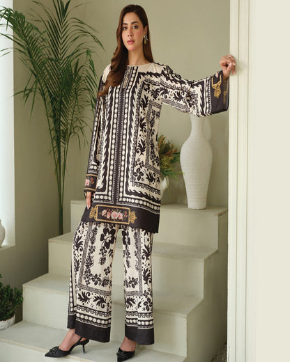Premium Digital Printed 2-Piece Plazo Set
