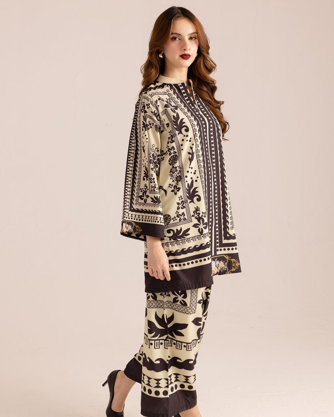 Premium Digital Printed 2-Piece Plazo Set