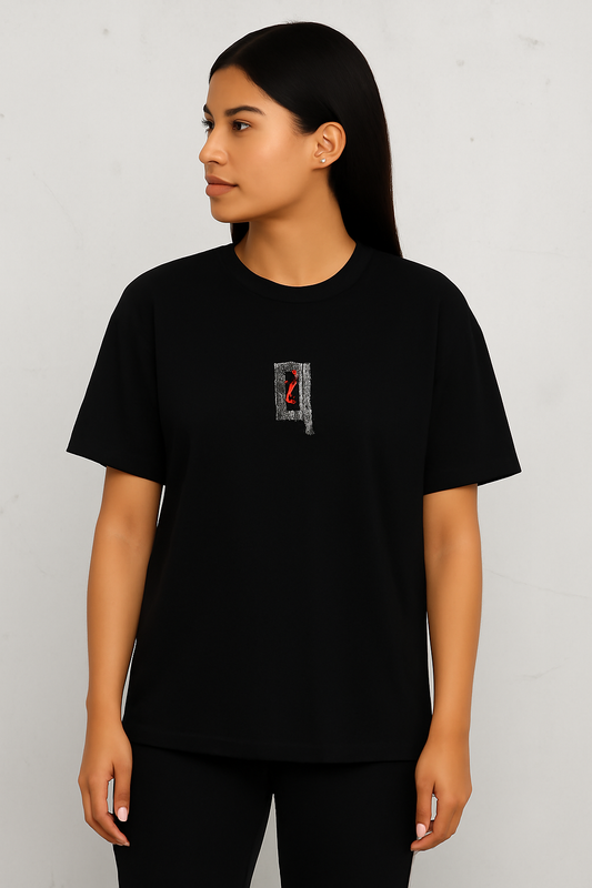 Round Neck red logo T-Shirts
