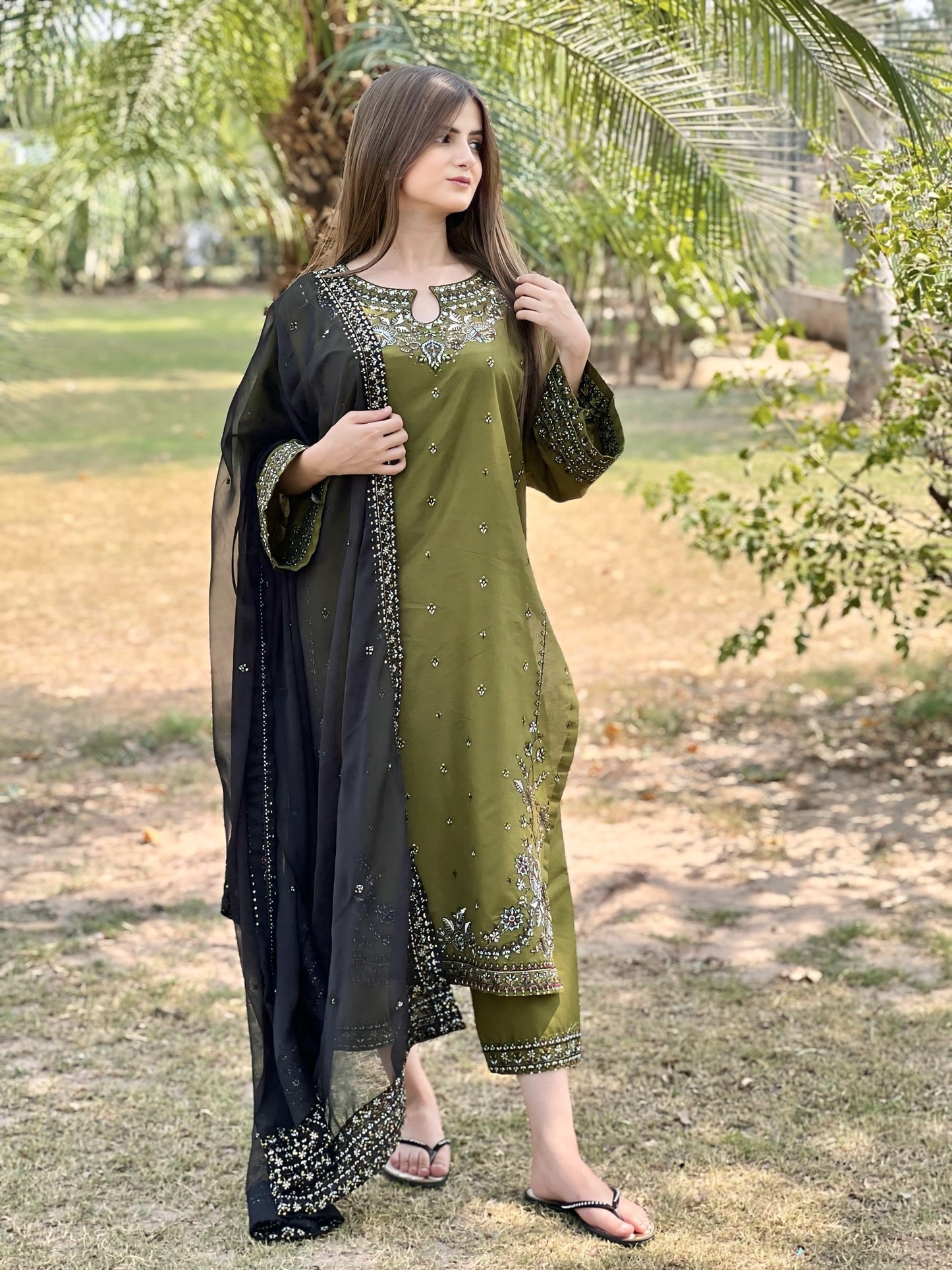MAYAL EMBROIDERY 3PC