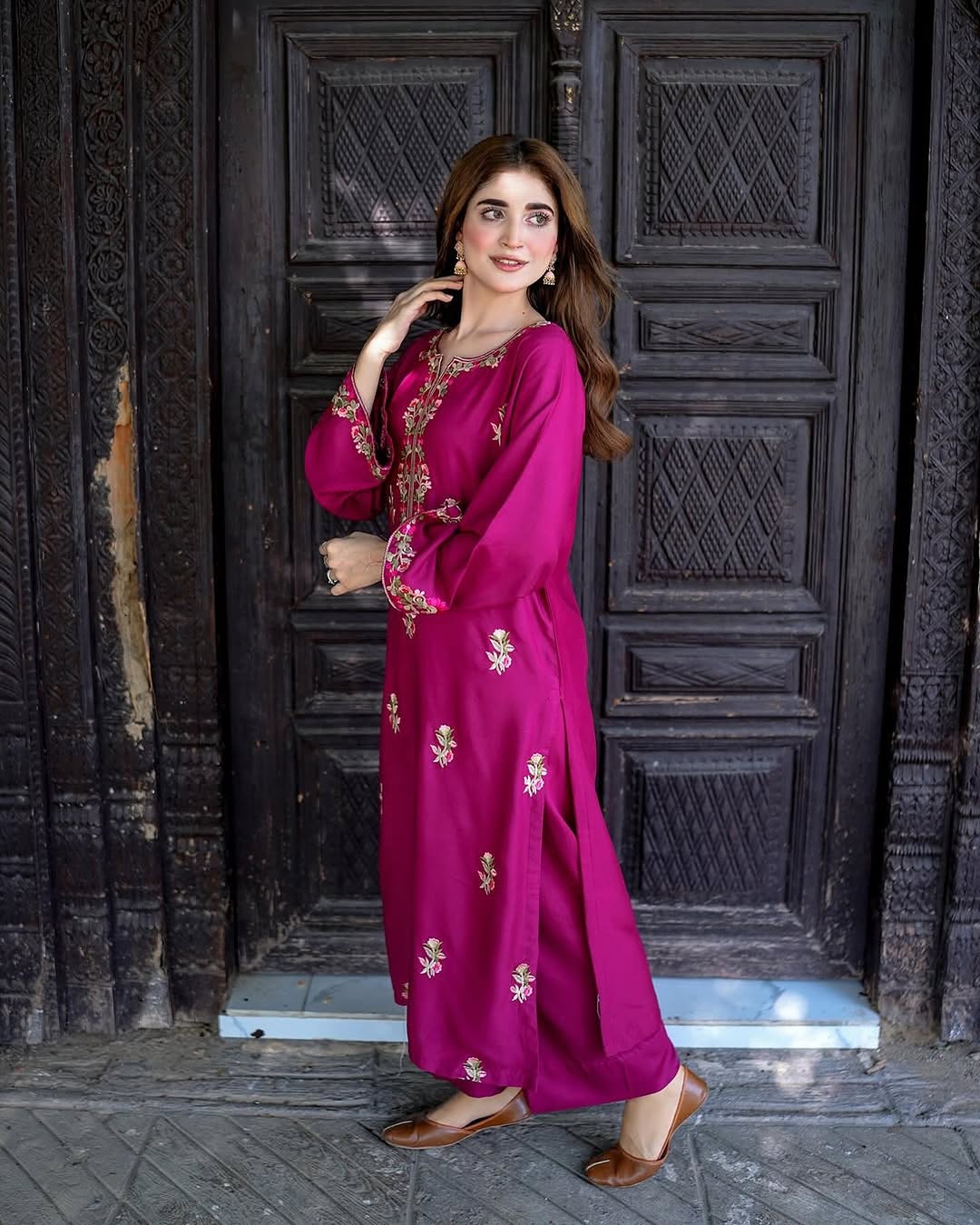 AANGAN EMB LONG LENGTH (2Pcs Suit)