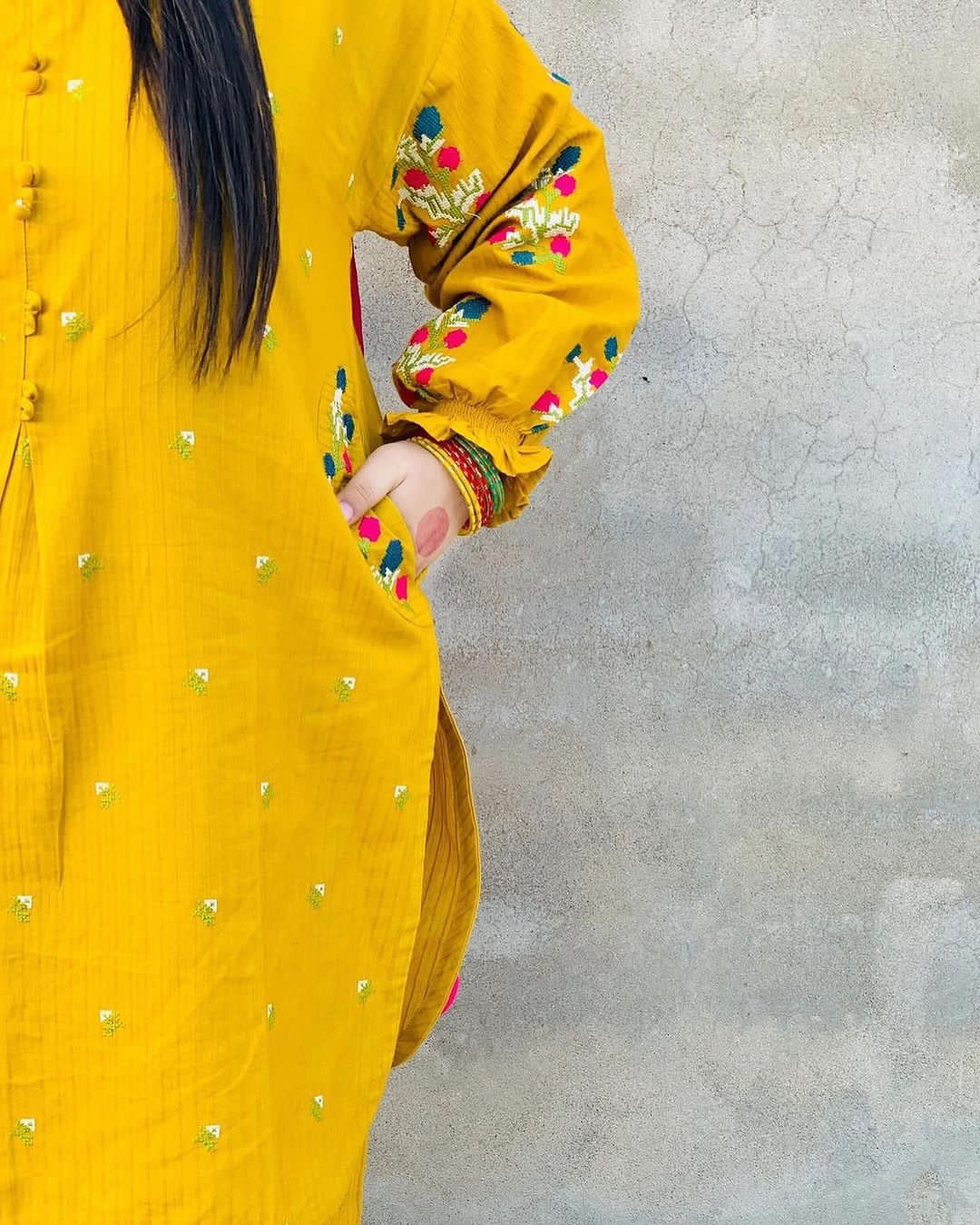 BURAAQ PLAZZO EMBROIDERY (2Pcs Suit)