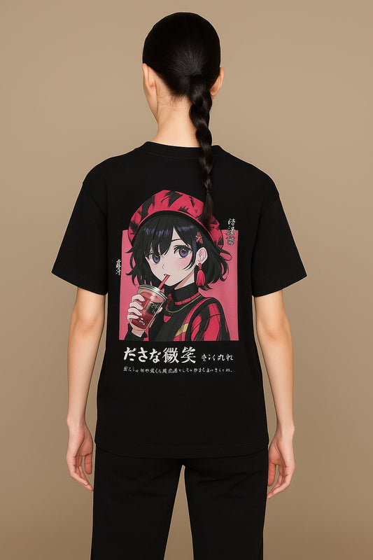 AKENO Down Shoulder T-Shirt