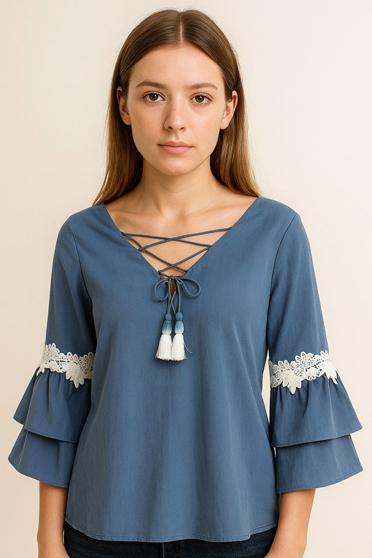Sky Denim Top Tank