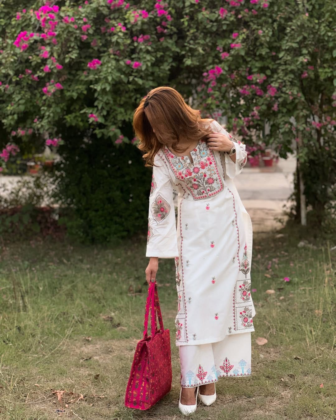 Comfitwears WHITE DOVE EMB 2PC