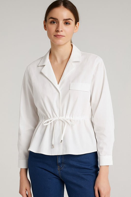 White Cotton Top Tank