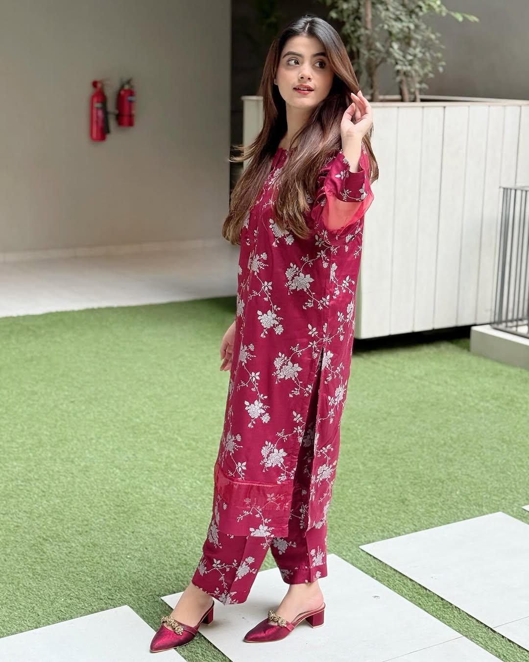 BLOSSOM PRINTED LONG LENGHT